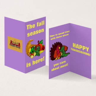Dragon Squad Thanksgiving Card Kort