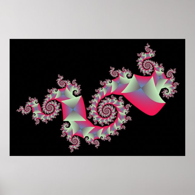 Dragon Squares Poster (Framsidan)