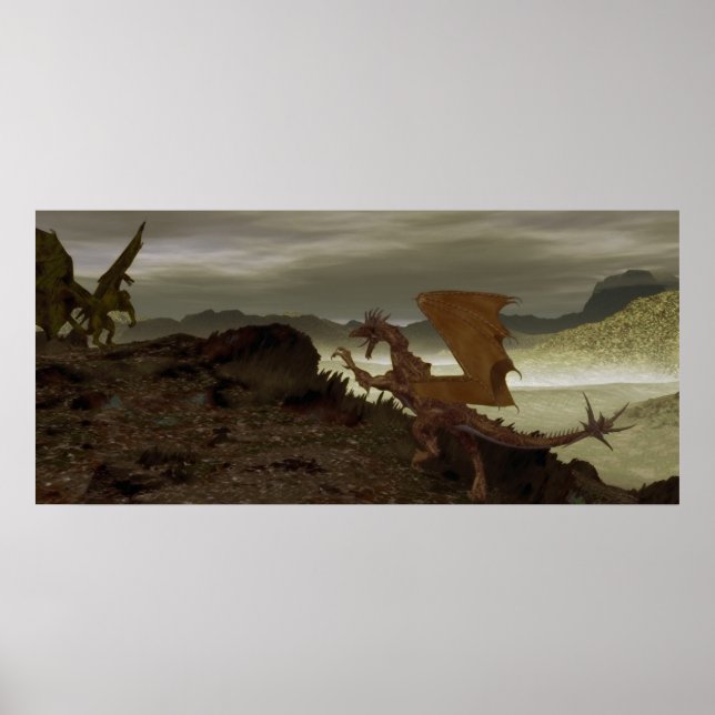 Dragon Standoff Poster (Framsidan)