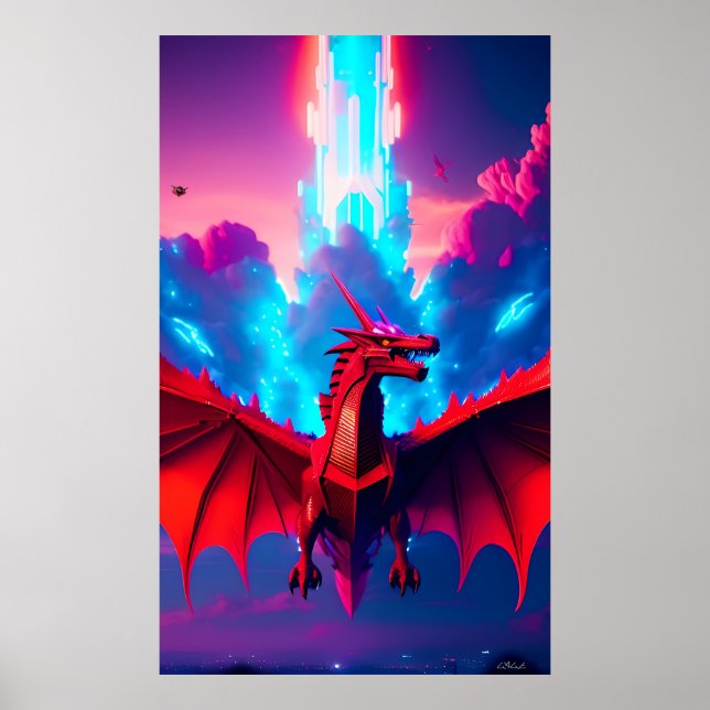 Dragon Starship Poster (Framsidan)