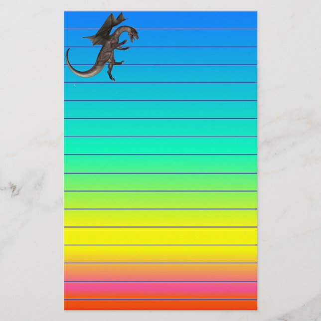 Dragon Stationery Brevpapper (Framsida)