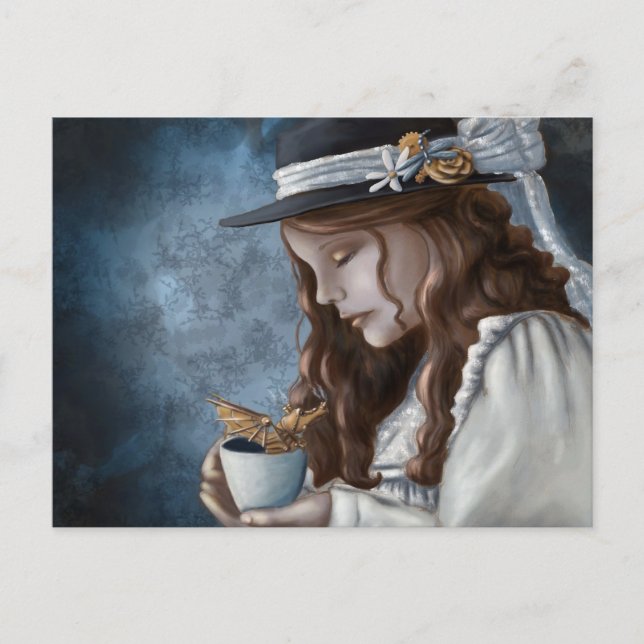 Dragon Steamed Tea Vykort (Framsida)