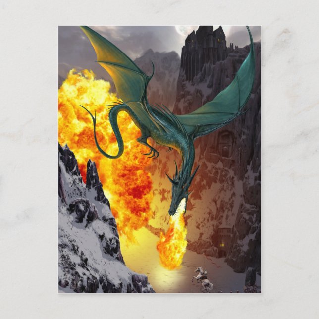 Dragon Strejka Postcard Vykort (Framsida)