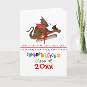 Dragon Studenten Grattiss Kort