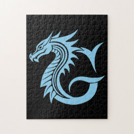 Dragon Styled Letter G, Dragon Alphabet, Monogram Pussel