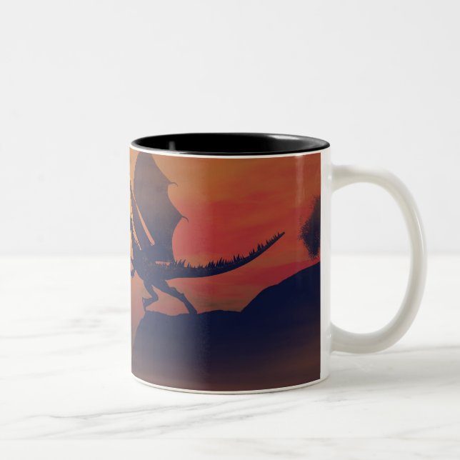 Dragon Sunset Mugg (Höger)