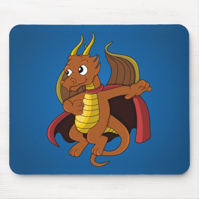 Dragon superhjälte tecknad Mousepad Musmatta (Framsidan)