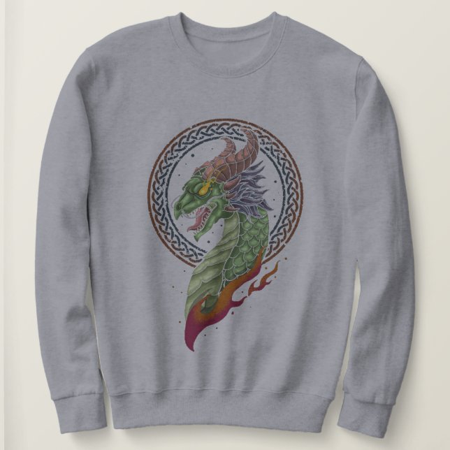 Dragon Sweatshirt T Shirt (Design framsida)