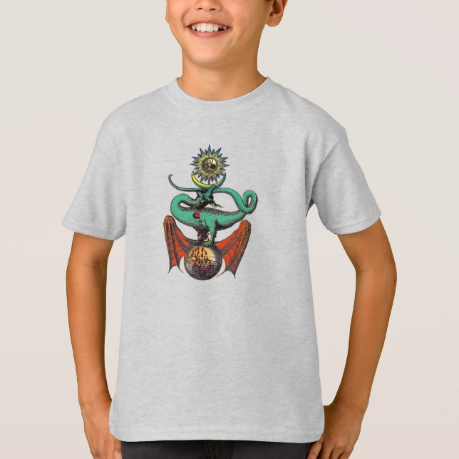 Dragon Symbol Childrens T-shirt (Framsida)