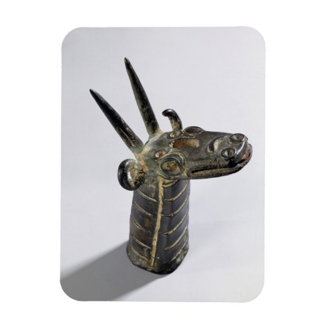 Dragon, symbol för guden Marduk, Late Assyrian Pe Magnet (Vertikal)