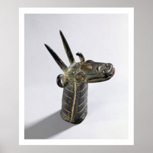 Dragon, symbol för guden Marduk, Late Assyrian Pe Poster