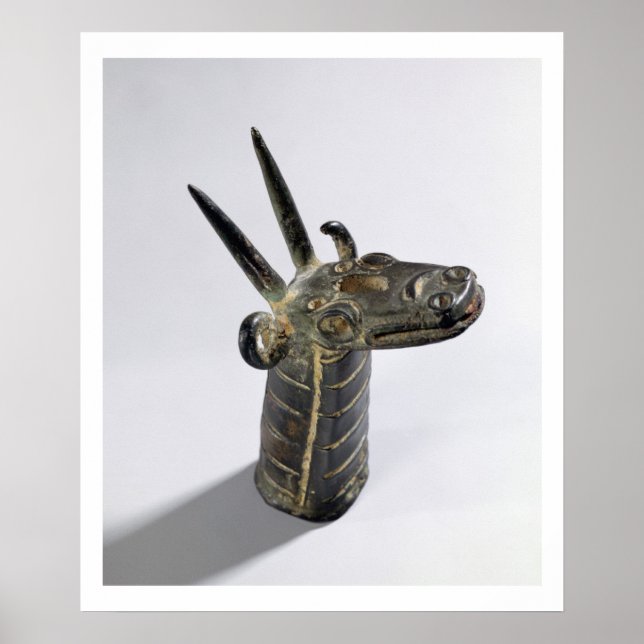 Dragon, symbol för guden Marduk, Late Assyrian Pe Poster (Framsidan)