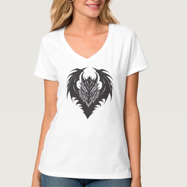 dragon symbol t-shirt (Framsida)