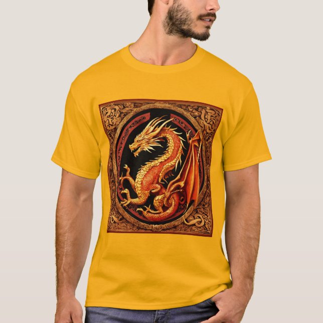 Dragon symboliserar Manar-Shirt T Shirt (Framsida)