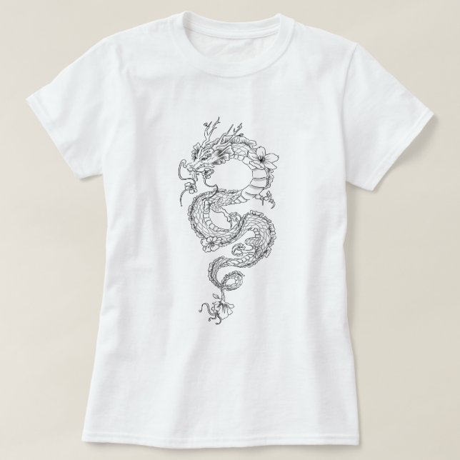 Dragon T-shirt (Design framsida)