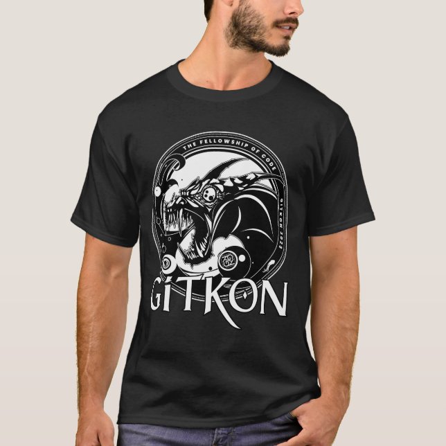 Dragon T-Shirt | GitKon: Kodens stipendier (Framsida)