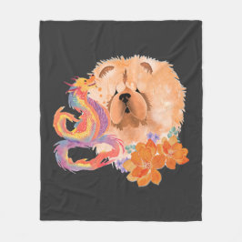 DRAGON-TALEZ CHOW Year of the Dragon Fleecefilt