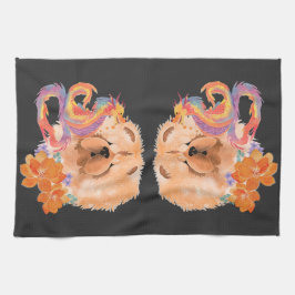 DRAGON-TALEZ CHOW Year of the Dragon Kökshandduk