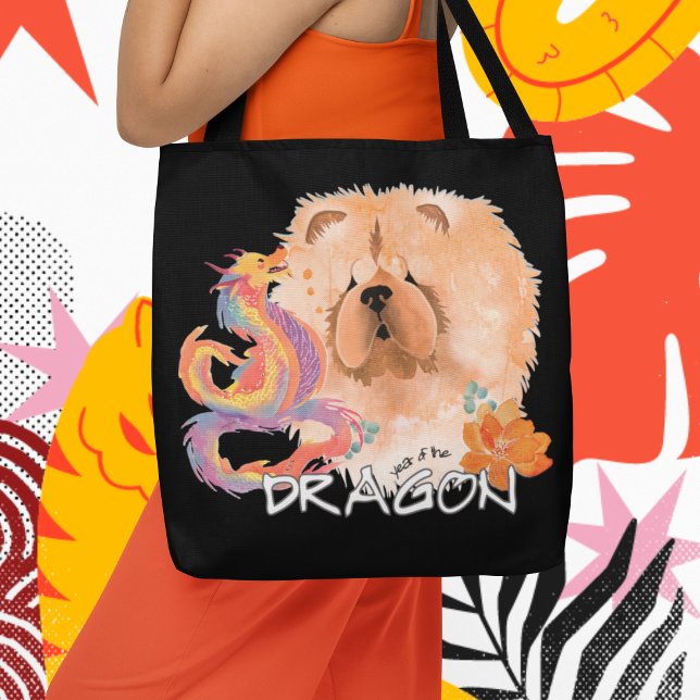 DRAGON-TALEZ Chow Year of the Dragon Tygkasse (Available in 2 sizes and 2 styles)