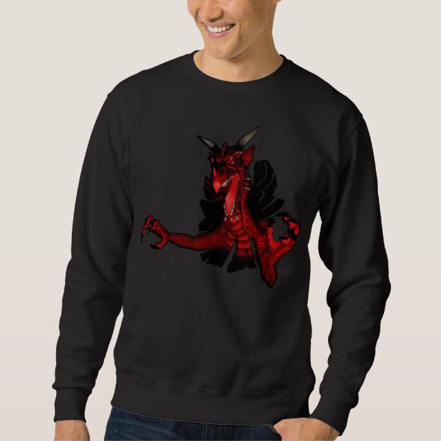 Dragon Tear through Tee Sweatshirt (Framsida)