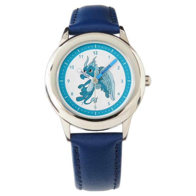 Dragon tecknad watch armbandsur (Framsida)