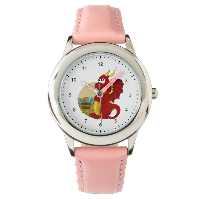 Dragon tecknad watch armbandsur (Framsida)