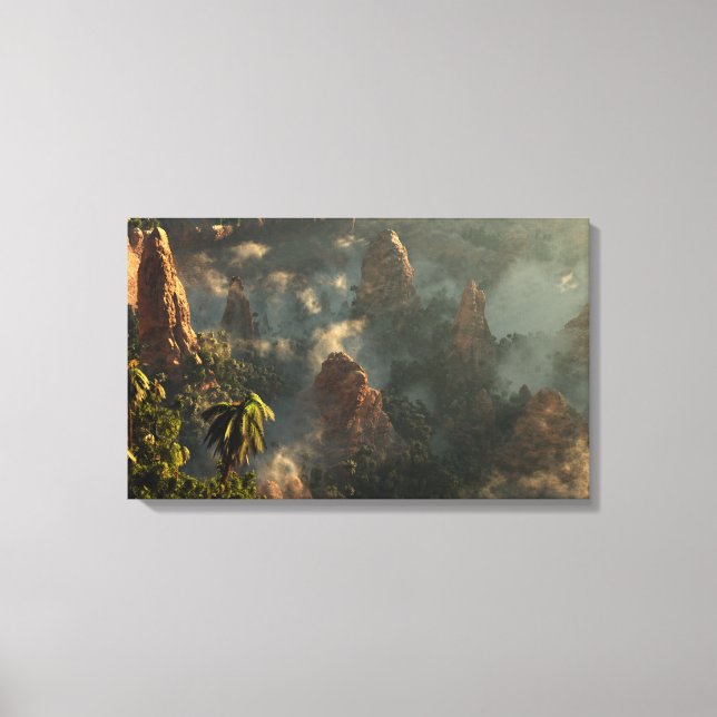 Dragon Teeth (Triptych) Canvastryck (Framsida)