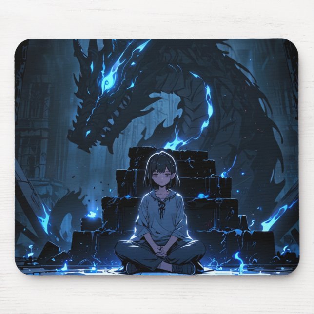 Dragon & the Chosen Girl Mousepad Musmatta (Framsidan)