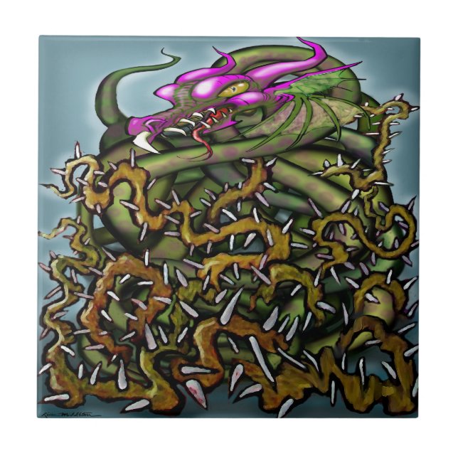 Dragon Thorns Kakelplatta (Framsidan)