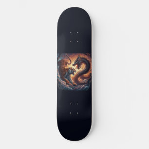 Dragon & Tiger Mini Skateboard Bräda 18,5 Cm