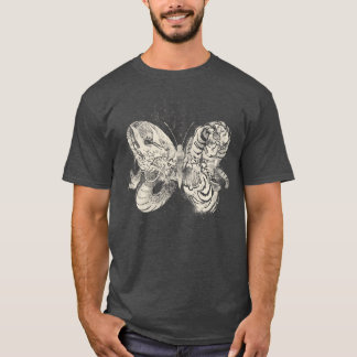 Dragon Tiger Tattoo Butterfly av Tobe Fonseca T Shirt