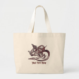 Dragon Tote Bag Jumbo Tygkasse