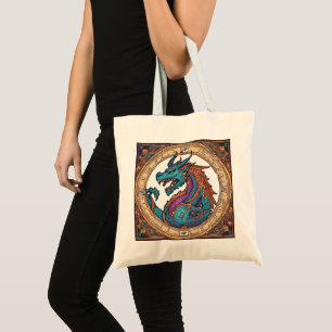 Dragon Tote Bag Tygkasse