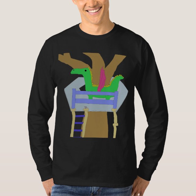 Dragon Träd Fort kläder T-shirt (Framsida)
