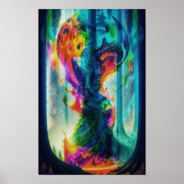 Dragon Träd Poster