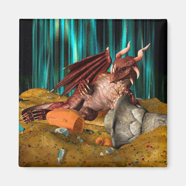 Dragon Treasure Magnet (Framsidan)