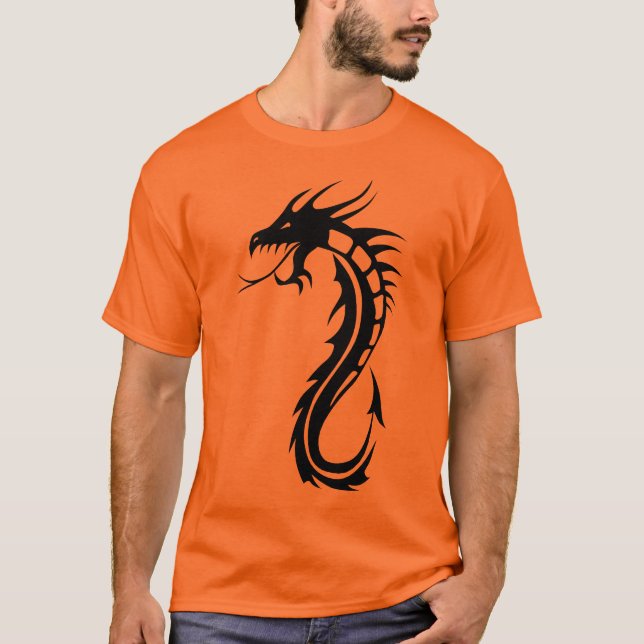 dragon tribal tatouage forme 2004_  t shirt (Framsida)