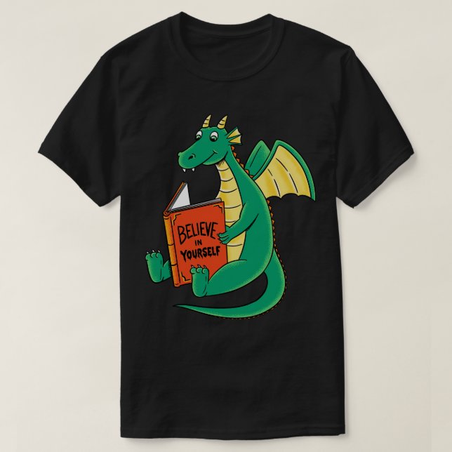 Dragon tror på din t shirt (Design framsida)