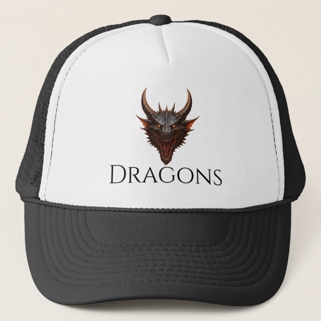 Dragon trucker hat keps (Framsida)