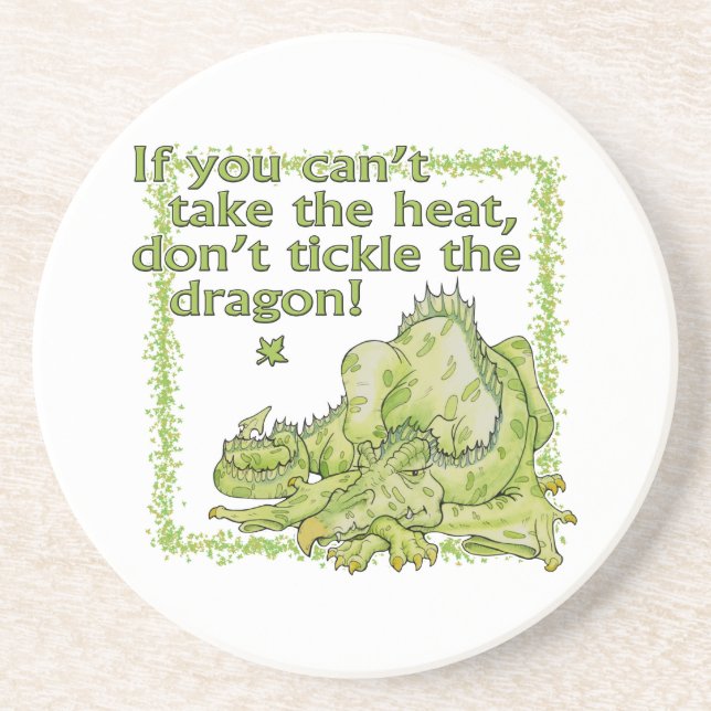 Dragon Underlägg Sandsten (Framsidan)