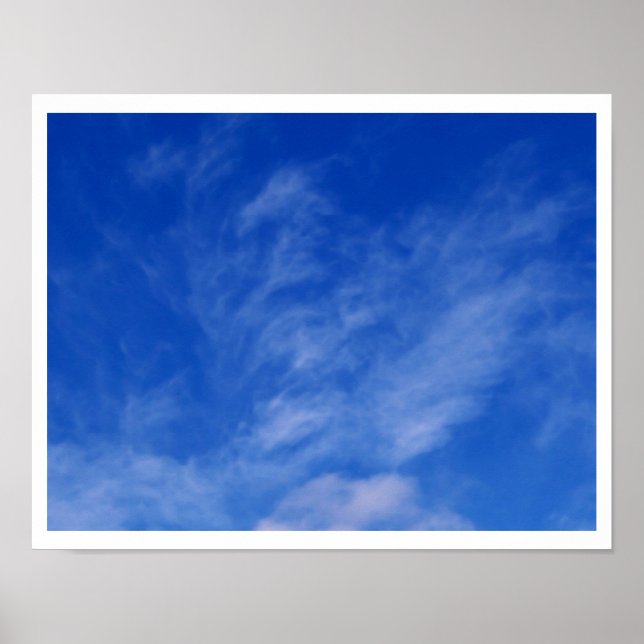 Dragon/Unicorn in Clouds - Poster (Framsidan)