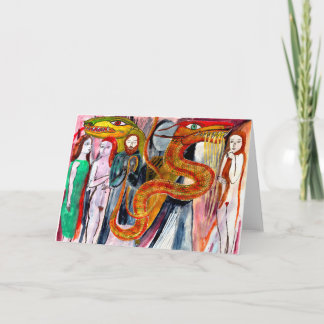 Dragon Utopia-hälsningskort Kort