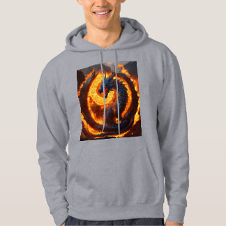 Dragon-utskriven Hoodie