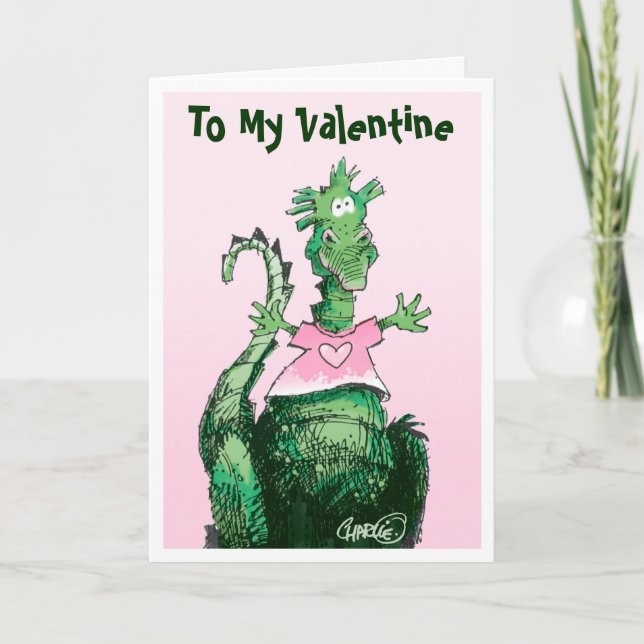 Dragon Valentine Helgkort (Framsida)