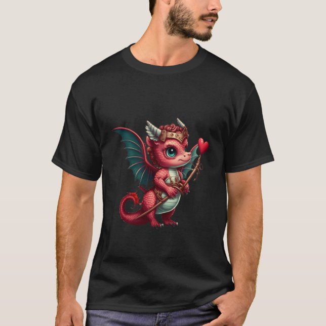 Dragon Valentine's Day Dragons  Dragon  Dragon  14 T Shirt (Framsida)