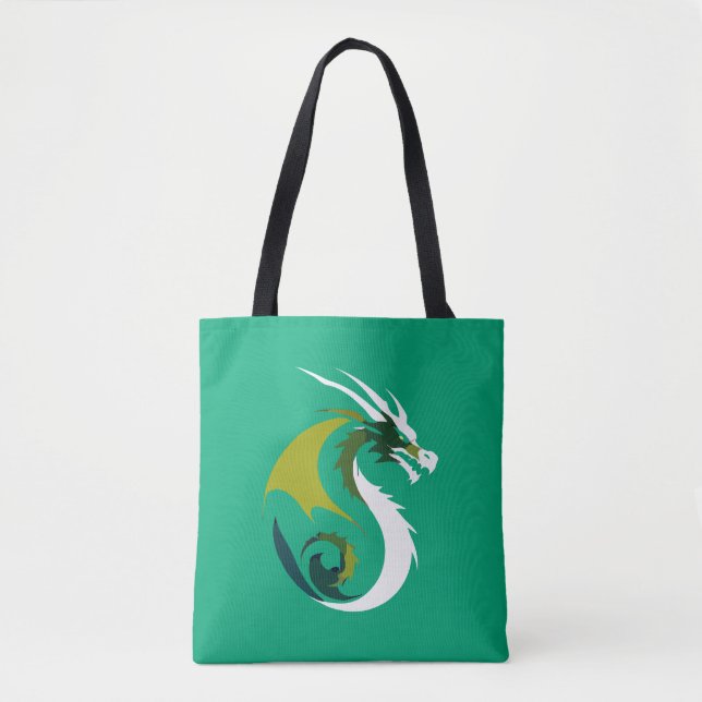 Dragon Vector Art Animal Modern Urban City Graphic Tygkasse (Framsida)