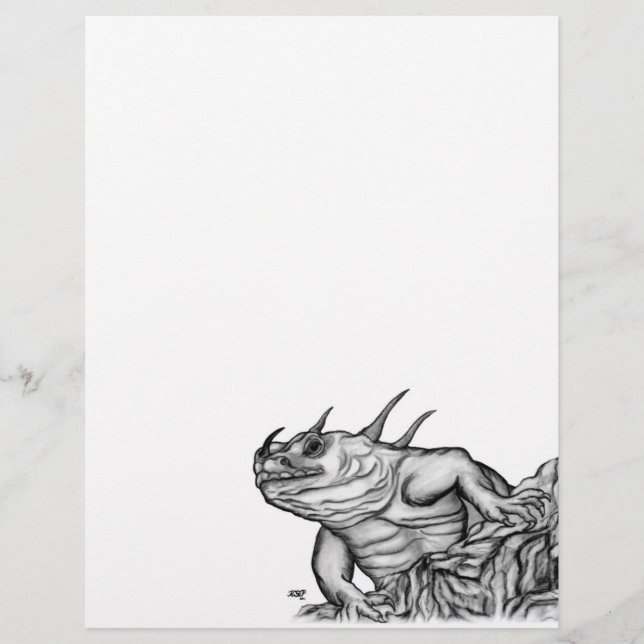Dragon vid Sten (Framsida)