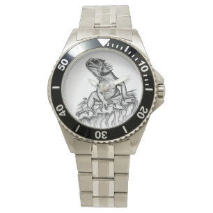 Dragon vid Sten Armbandsur