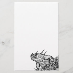 Dragon vid Sten Brevpapper