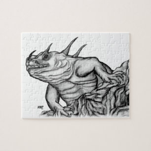 Dragon vid Sten Pussel